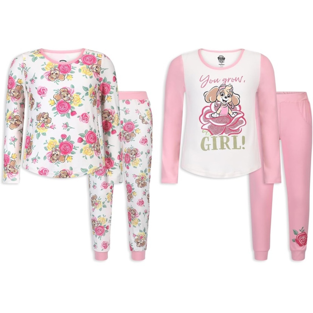 Paw Patrol Girls pajamas Set - Pink and White size 2t brand new toddler 2y